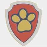 Paw Patrol Logo Vorlage Bewundernswert Paw Patrol Ryder Logo Embroidery Design