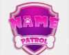 Paw Patrol Logo Vorlage Erstaunlich Items Similar to Personalized Paw Patrol Logo On Etsy