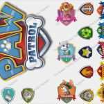 Paw Patrol Logo Vorlage Fabelhaft Paw Patrol Logo & Shields Birthday Cake Edible Rice Wafer