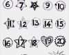 Pdf Stempel Vorlagen Neu Die Besten 25 Adventskalender Zahlen Zum Ausdrucken Ideen