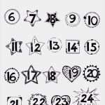 Pdf Stempel Vorlagen Neu Die Besten 25 Adventskalender Zahlen Zum Ausdrucken Ideen