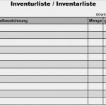 Pdf Vorlage Zum Ausfüllen Erstellen Schön Download Inventurliste Pdf Kostenlos Zum Ausdrucken