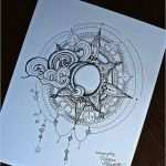 Pen and Paper Vorlagen Erstaunlich Artwork Print Sun & Moon Tattoos