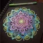 Pen and Paper Vorlagen Süß Wee Quickie Metallic Mandala Mandalastyle
