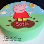Peppa Wutz torte Vorlage Angenehm torte Di Clara Peppa Pig Cake 4
