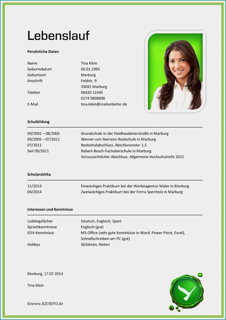 Perfekter Lebenslauf Vorlage 2018 Bewundernswert Tabellarischer Lebenslauf Vorlage Lehrer Gute Muster