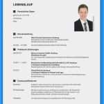 Perfekter Lebenslauf Vorlage Genial Frisches Tabellarischer Lebenslauf Unterschrift
