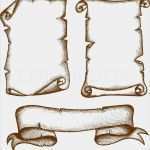 Pergamentrolle Vorlage Großartig Handgezeichnete Schriftrollen Vektorgrafik