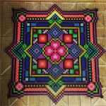 Perlen Bügeln Vorlagen Bewundernswert Pretty Colorful Perler Wall Art