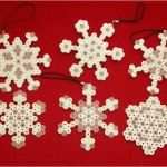 Perlen Bügeln Vorlagen Schönste Bügelperlen Schneeflocken and Perlen On Pinterest