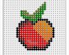 Perlen Motive Vorlagen Genial Apfel Bügelperlen Vorlage Perlen Pinterest