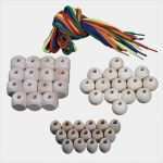 Perlen Vorlagen Zum Fädeln Best Of Sunnysue Xl Holzperlen Zum Fädeln Und Bemalen 45 Perlen