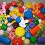 Perlen Vorlagen Zum Fädeln Neu 100 StÜck Holzperlen Bastelset Zum FÄdeln Und Kleben