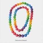 Perlen Vorlagen Zum Fädeln Schön 60 Bunt Lasierte Perlen Aus Holz Zum Auffädeln Von Grimm S