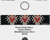 Perlenarmbänder Vorlagen Schönste Peyote Pattern Peyote Ring Pattern Pdf 477r 2