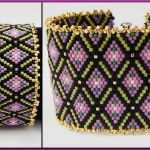Perlenarmbänder Vorlagen Wunderbar Diy Peyote Stitch Armband Aus Delica Perlen