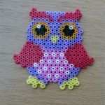 Perlenbasteln Vorlagen Erstaunlich Motiv &quot;eule&quot; Mini Perlen Bügelperlen