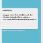 Personalakte Anlegen Vorlage Großartig Anlegen Einer Personalakte Nach Der 4 Stufen Methode
