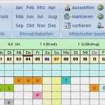 Personaleinsatzplanung Excel Vorlage Kostenlos Beste Abwesenheits Urlaubsplaner Download