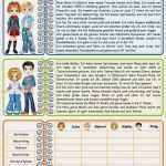 Personenbeschreibung Spanisch Vorlage Elegant Meine Freunde Und Ich Lesetest 2 Arbeitsblatt Kostenlose