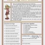 Personenbeschreibung Spanisch Vorlage Hübsch Ein Tag Mit Hanna Arbeitsblatt Kostenlose Daf Arbeitsblätter