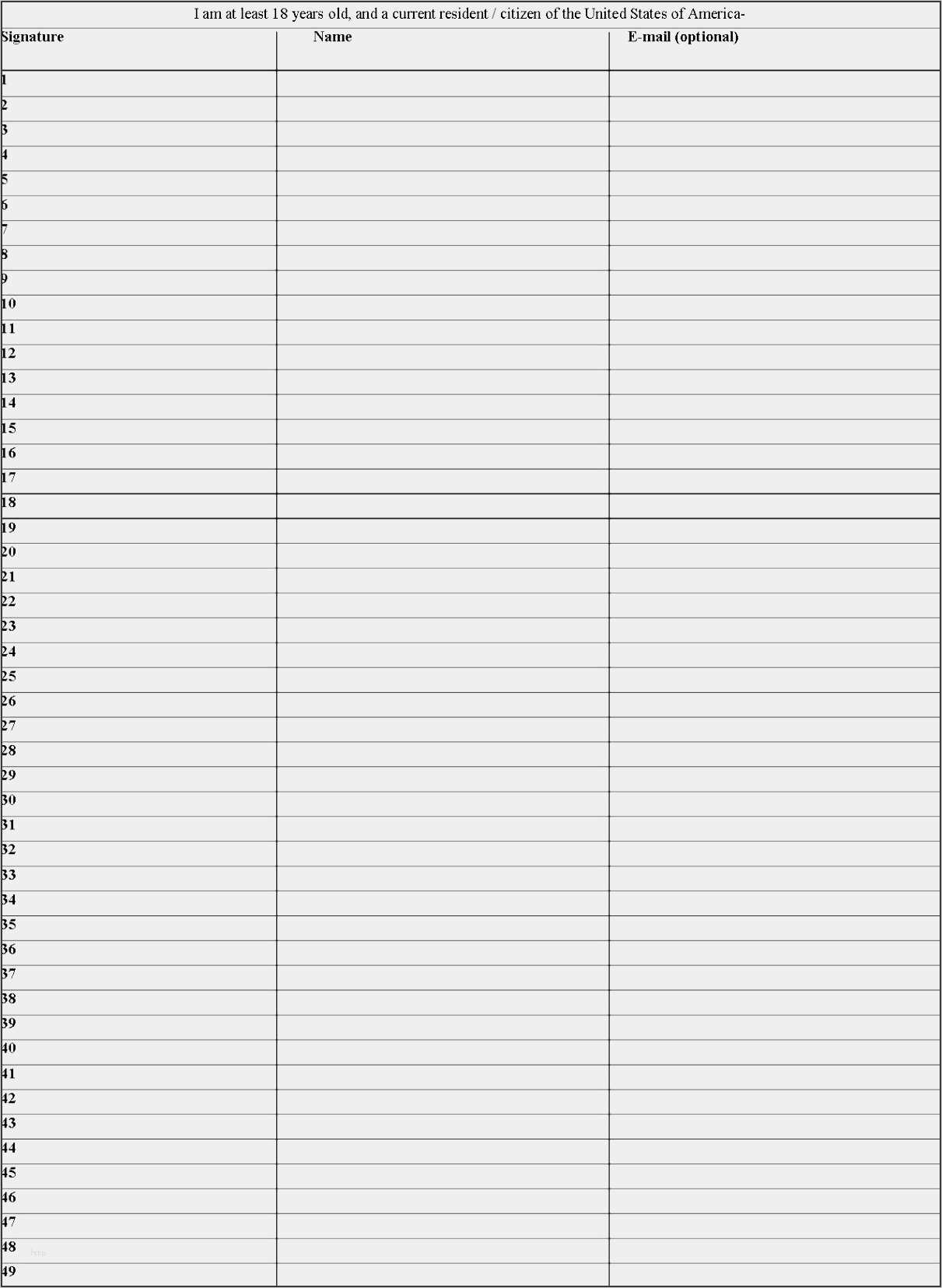 Petition Vorlage Word Erstaunlich 6 Free Petition Template