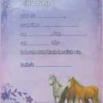 Pferde Gutschein Vorlage Süß Einladung Kindergeburtstag Pferde – Travelslow