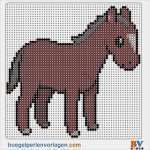 Pferde Scheren Muster Vorlagen Bewundernswert Bügelperlen Vorlage Pferd …