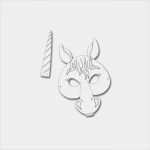 Pferdemaske Basteln Vorlagen Fabelhaft Kindermasken Aus Pappe 6 Stück ´pferd Einhorn