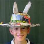 Pferdeohren Basteln Vorlage Genial Hüte Basteln Aus Zeitungspapier