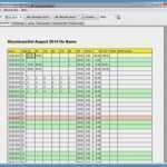 Pflegeplanung Vorlage Word Neu 14 Excel Stundenzettel 2015