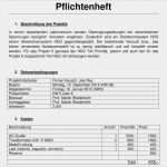 Pflichtenheft Vorlage Informatik Süß Pflichtenheft