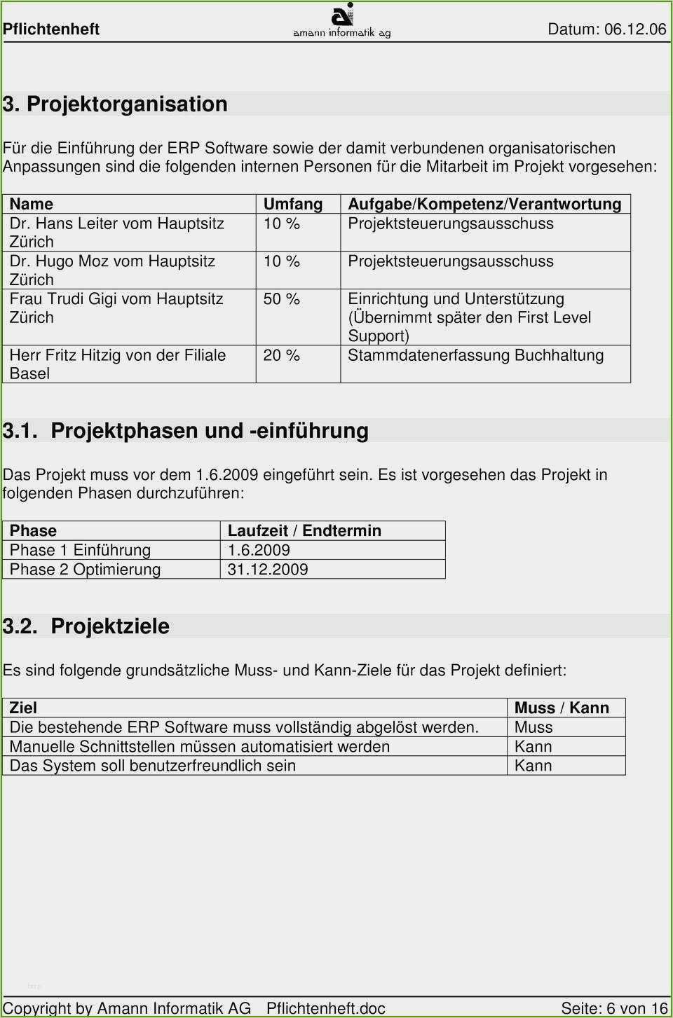 Pflichtenheft Vorlage Word Schön Anforderungskatalog Vorlage 29 Gute Bilder Du Musst