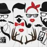 Photo Booth Geburtstag Vorlagen Großartig Hipster Booth Party Props Set 24 Piece Printable