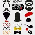 Photo Booth Geburtstag Vorlagen Gut Diy Booth Props Classic Moustaches Beards by