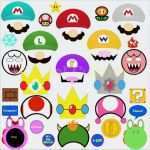 Photo Booth Geburtstag Vorlagen Hübsch Nintendo Super Mario Booth Props Mario Bros Mario