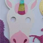 Photo Booth Geburtstag Vorlagen Süß Unicorn Party Booth Props Unicorn Birthday