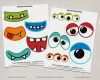 Photo Booth Geburtstag Vorlagen Wunderbar Monster Eyes and Mouths Printable Props for