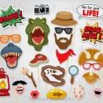 Photo Booth Props Vorlagen Best Of Printable Dinosaur Party Booth Props Dinosaur