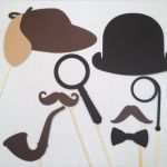 Photo Booth Props Vorlagen Bewundernswert 8 Sherlock Holmes and Watson Booth Props Book Club