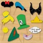 Photo Booth Props Vorlagen Erstaunlich Disney Booth Props — Jamonkey