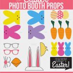 Photo Booth Props Vorlagen Fabelhaft Easter Booth Props From Basteln ♡
