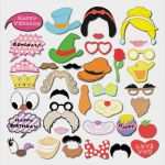 Photo Booth Props Vorlagen Schön Rainlemon Tm Wedding Ceremony Birthday Party Children S