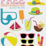 Photo Booth Vorlagen Pdf Best Of Free Beach Party Printables Amidst the Chaos