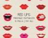 Photo Booth Vorlagen Pdf Einzigartig Red Lips Booth Party Printables 15 Digital