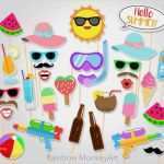 Photo Booth Vorlagen Pdf Großartig Printable Summer Time Party Booth Props by