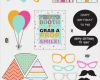Photo Booth Vorlagen Pdf Wunderbar Birthday Booth Props and Free Printables