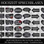 Photo Booth Vorlagen Zum Ausdrucken Wunderbar Printable Hochzeit Sprechblasen Zum Ausdruckenprintable