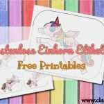 Photo Booth Weihnachten Vorlagen Angenehm Diy Kostenlose Einhorn Etiketten Zum Downloaden – Clarki