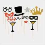 Photo Booth Weihnachten Vorlagen Luxus Booth Silvester Set 12 Tlg Bunt Depot De